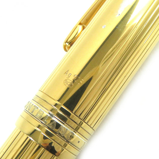 MONTBLANC Ballpoint pen AG925 gold Meisterstckle Grand mens Used Authentic