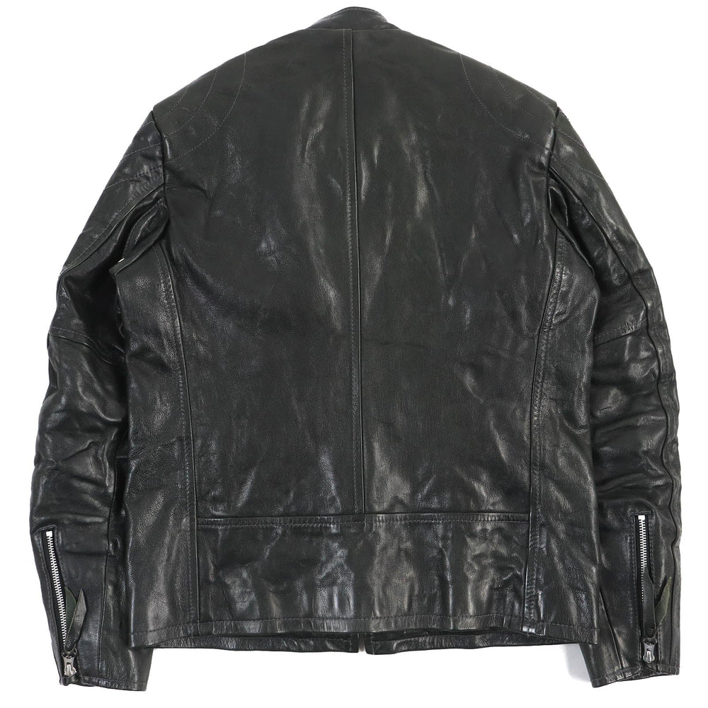 schott Riders jacket 3151036 Outer: goatskin, Lining: 100% cotton, Sleeve lining: 100% polyester black PADDED RIDERS mens L Used Authentic
