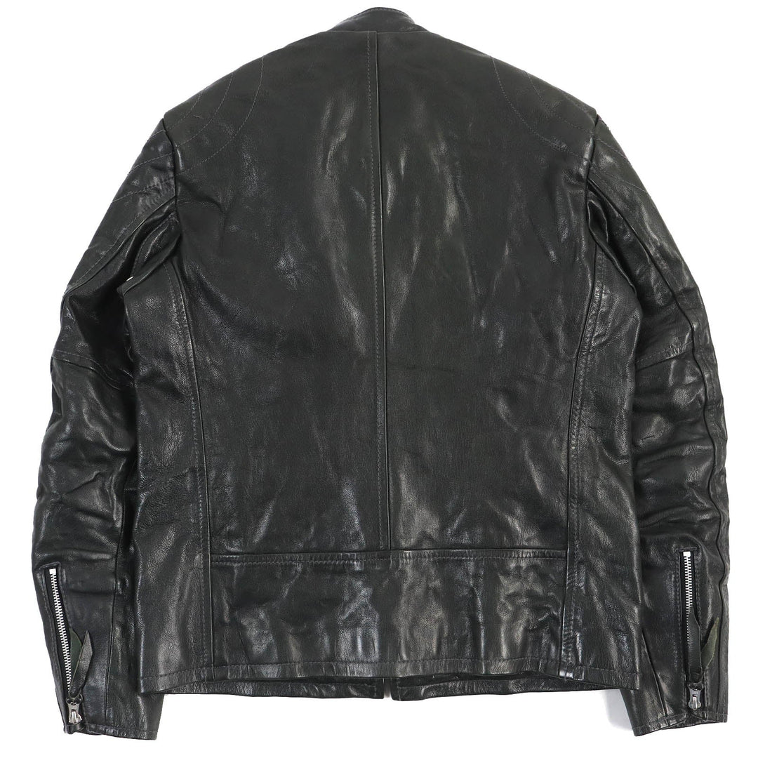 schott Riders jacket 3151036 Outer: goatskin, Lining: 100% cotton, Sleeve lining: 100% polyester black PADDED RIDERS mens L Used Authentic