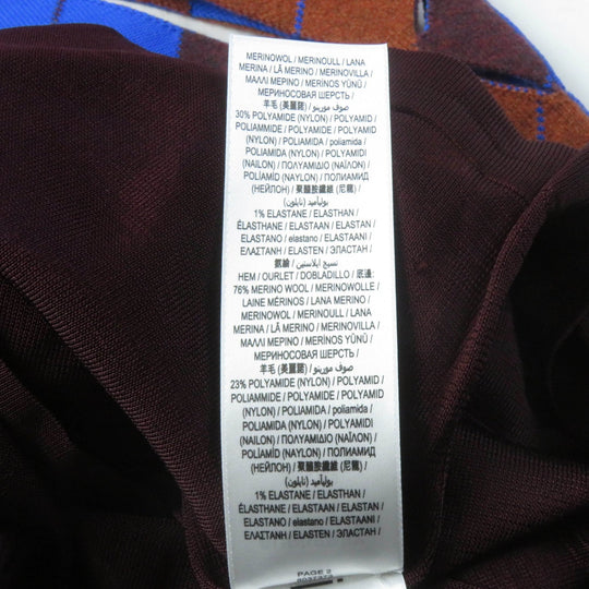 BURBERRY skirt 8037373 Outer: 55% nylon, Outer: 44% rayon, Outer: 1% wool, Lining: 100% viscose multicolor Women XS Used Authentic