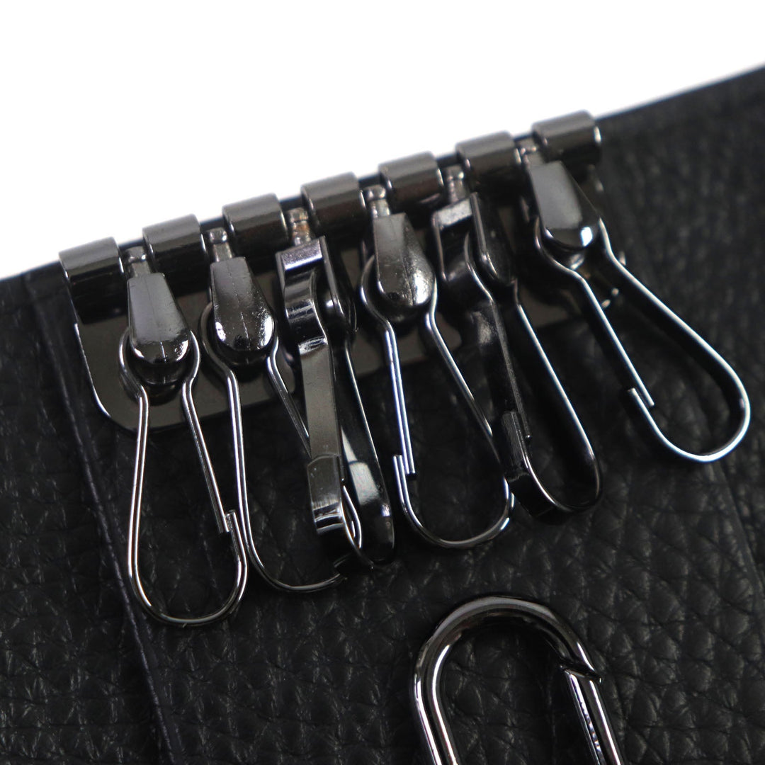 Dunhill Key case Key holder  Textured leather black Windsor