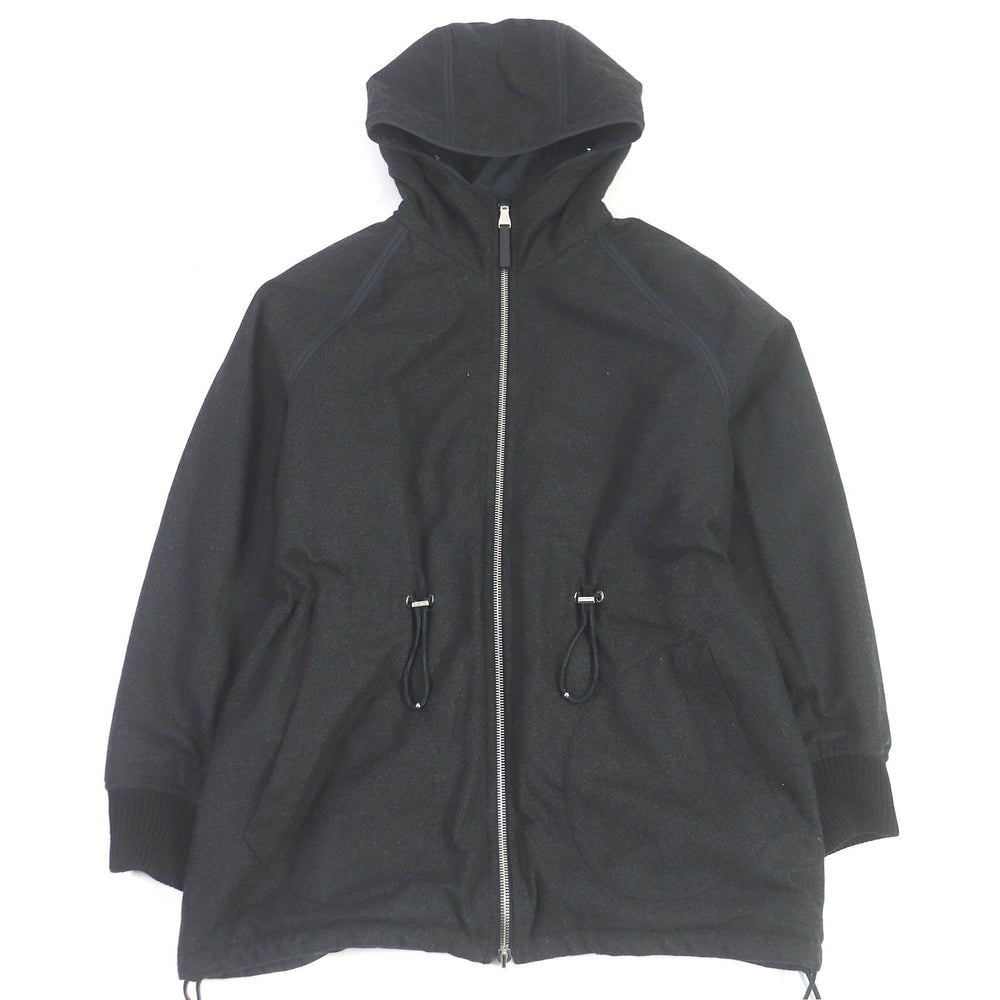 LOUIS VUITTON Blouson Outer: 100% polyester, Lining: 85% cashmere, Lining: 15% cotton, Filling: 100% polyester Dark navy black mens 48 Used Authentic