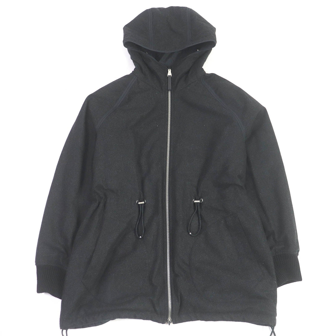 LOUIS VUITTON Blouson Outer: 100% polyester, Lining: 85% cashmere, Lining: 15% cotton, Filling: 100% polyester Dark navy black mens 48 Used Authentic