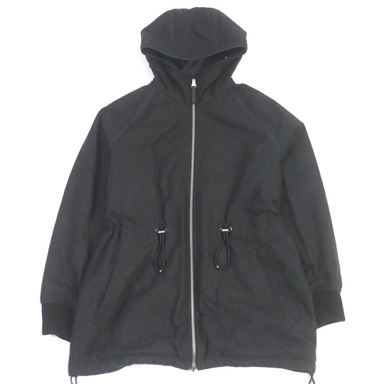 LOUIS VUITTON Blouson Outer: 100% polyester, Lining: 85% cashmere, Lining: 15% cotton, Filling: 100% polyester Dark navy black mens 48 Used Authentic