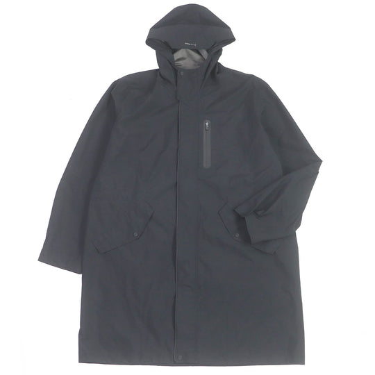 Herno coat PA00033UL Main: 100% polyester black Laminar mens 52 Used Authentic