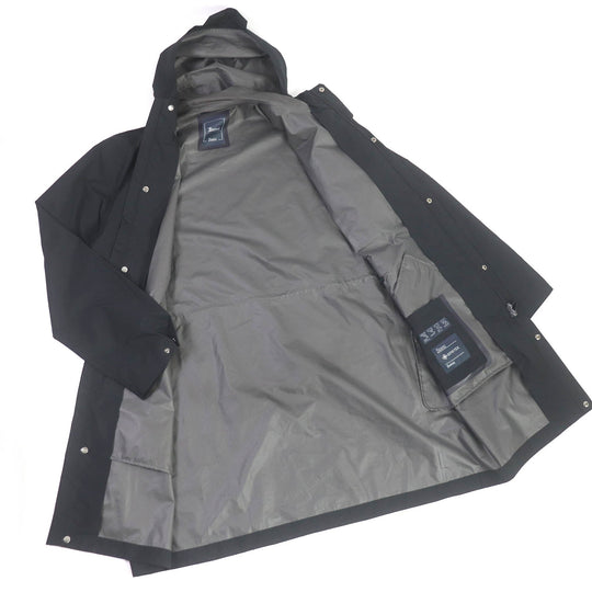 Herno coat PA00033UL Main: 100% polyester black Laminar mens 52 Used Authentic
