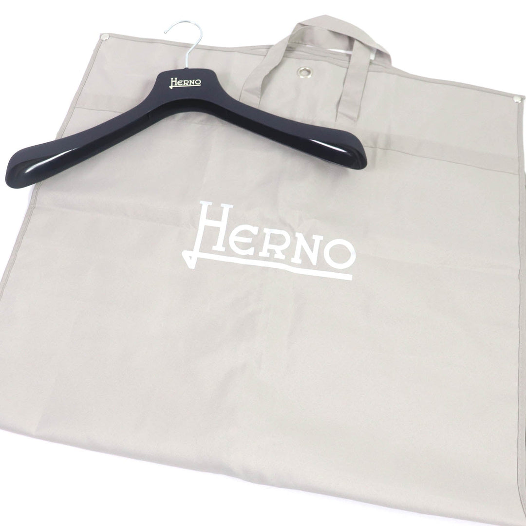 Herno coat PA00033UL Main: 100% polyester black Laminar mens 52 Used Authentic