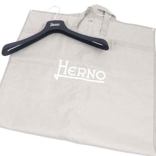 Herno coat PA00033UL Main: 100% polyester black Laminar mens 52 Used Authentic