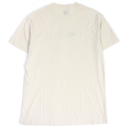 LOEWE Short sleeve T-shirt H848341X01 Main: 100% cotton, Part: 95% cotton, Part: 5% elastane (polyurethane), Part: 100% polyester light beige mens XS Used Authentic