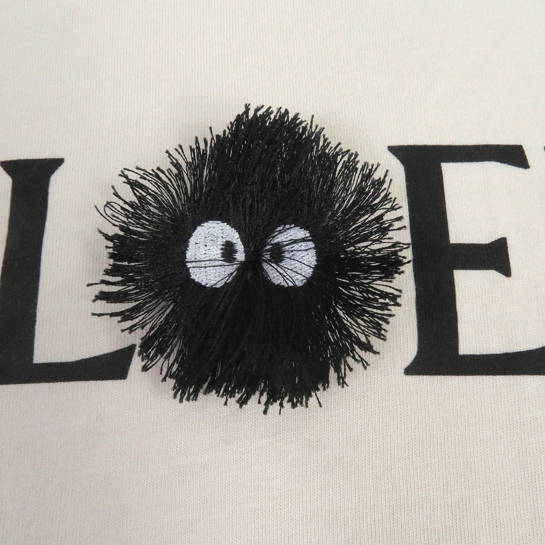 LOEWE Short sleeve T-shirt H848341X01 Main: 100% cotton, Part: 95% cotton, Part: 5% elastane (polyurethane), Part: 100% polyester light beige mens XS Used Authentic