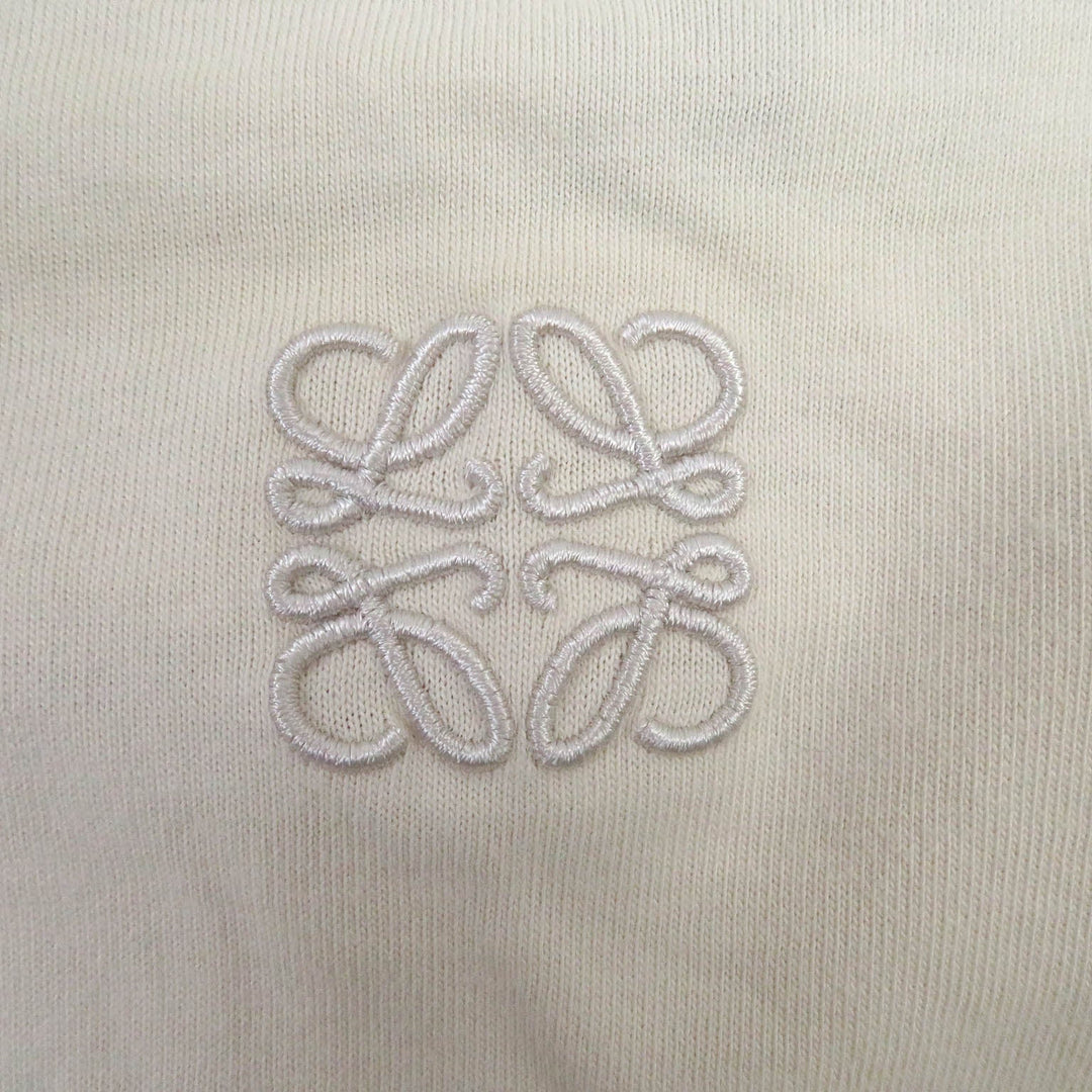 LOEWE Short sleeve T-shirt H848341X01 Main: 100% cotton, Part: 95% cotton, Part: 5% elastane (polyurethane), Part: 100% polyester light beige mens XS Used Authentic