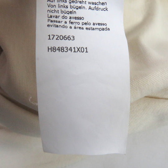 LOEWE Short sleeve T-shirt H848341X01 Main: 100% cotton, Part: 95% cotton, Part: 5% elastane (polyurethane), Part: 100% polyester light beige mens XS Used Authentic