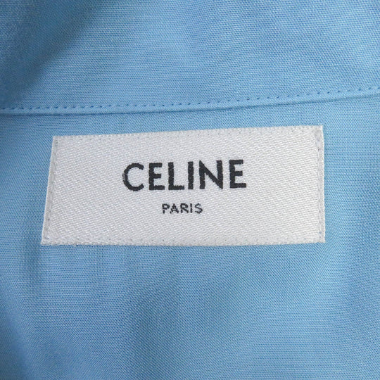 CELINE Short sleeve shirt 2C516852C Main: 100% rayon Light blue mens 39 Used Authentic