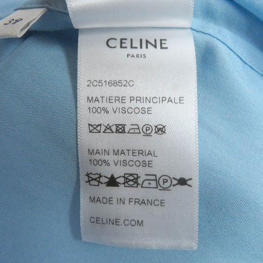 CELINE Short sleeve shirt 2C516852C Main: 100% rayon Light blue mens 39 Used Authentic