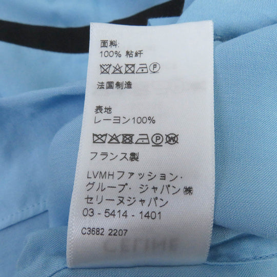 CELINE Short sleeve shirt 2C516852C Main: 100% rayon Light blue mens 39 Used Authentic