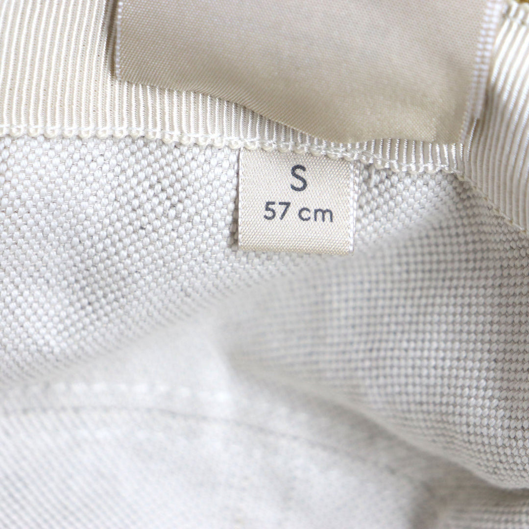 GUCCI hat 696484 Outer: 67% nylon, Outer: 33% cotton, Lining: 65% cotton, Lining: 35% linen, Part: leather, Inner: 55% cotton, 45% rayon Brown type mens Used Authentic