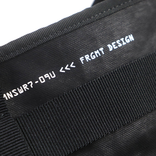 MONCLER Tote Bag 100% cotton, 100% polyester black Collaboration: Hiroshi Fujiwara Fragment mens Used Authentic