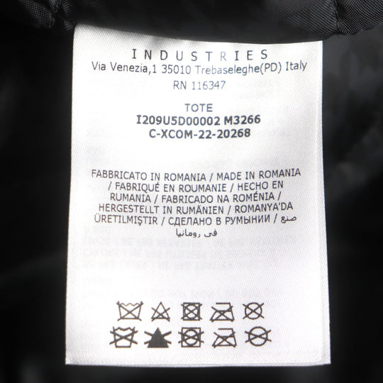 MONCLER Tote Bag 100% cotton, 100% polyester black Collaboration: Hiroshi Fujiwara Fragment mens Used Authentic