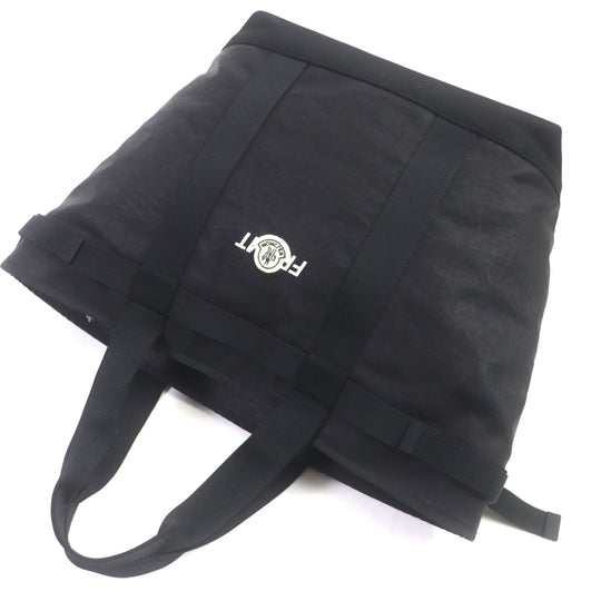 MONCLER Tote Bag 100% cotton, 100% polyester black Collaboration: Hiroshi Fujiwara Fragment mens Used Authentic