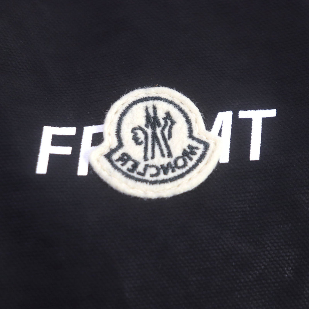 MONCLER Tote Bag 100% cotton, 100% polyester black Collaboration: Hiroshi Fujiwara Fragment mens Used Authentic