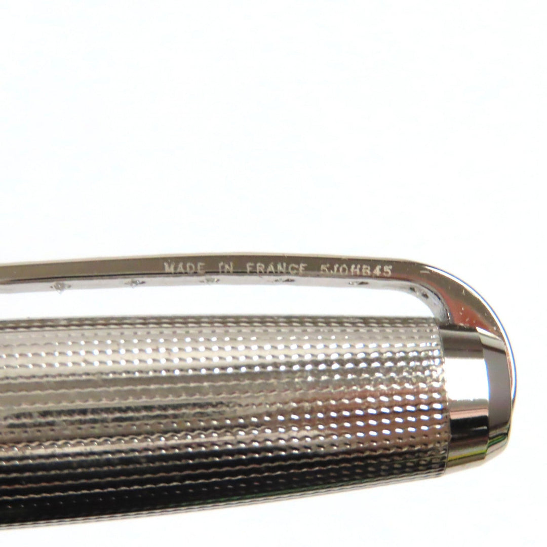 Dupont Ballpoint pen Silver plated, rhinestones (partially) Silver After Pav Olympio mens(Unisex) Used Authentic