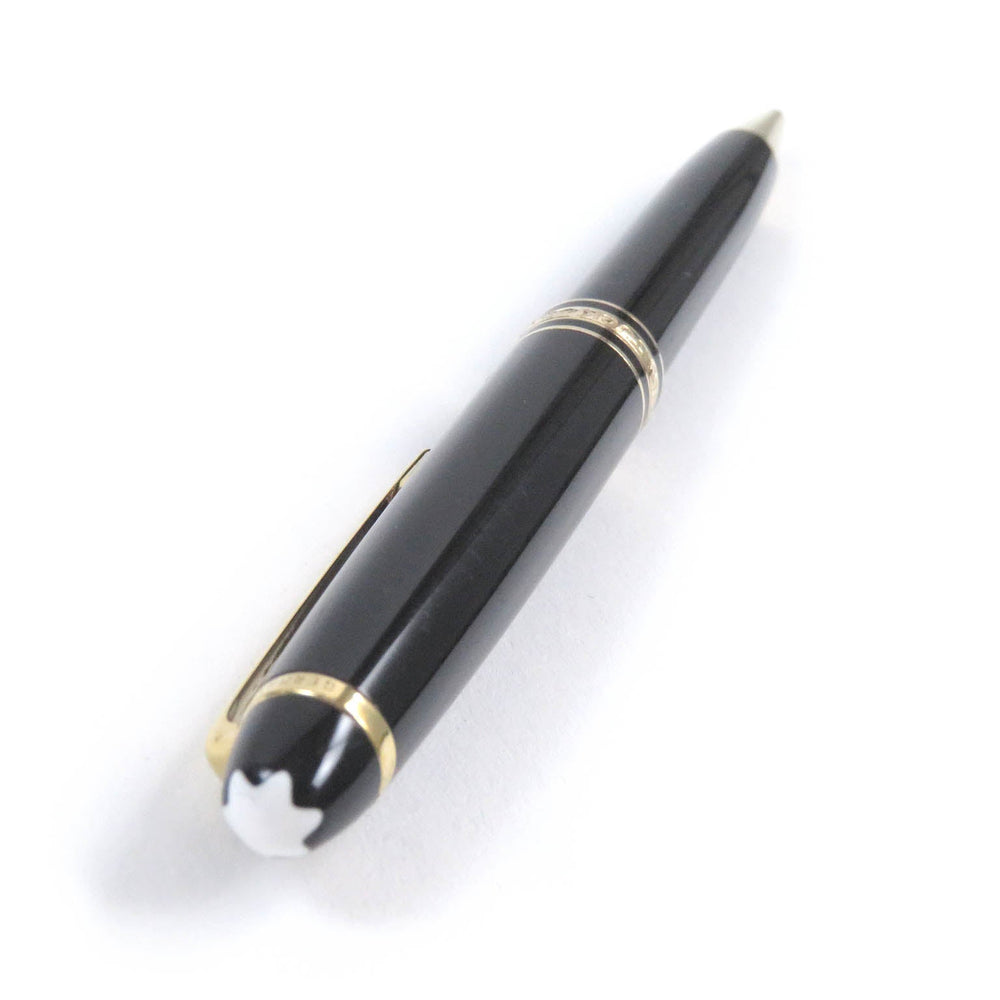 MONTBLANC Ballpoint pen Resin, Gold Plated black mens(Unisex) Used Authentic