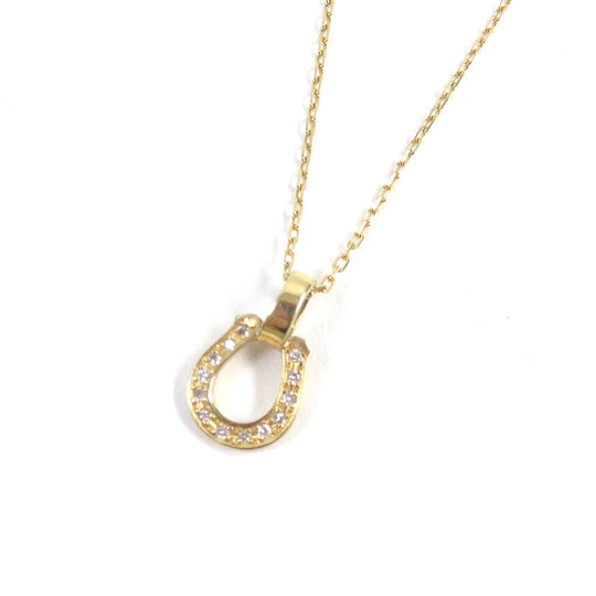 Sympathy of Soul Necklace Main: K18, Part: Diamond gold mens Used Authentic