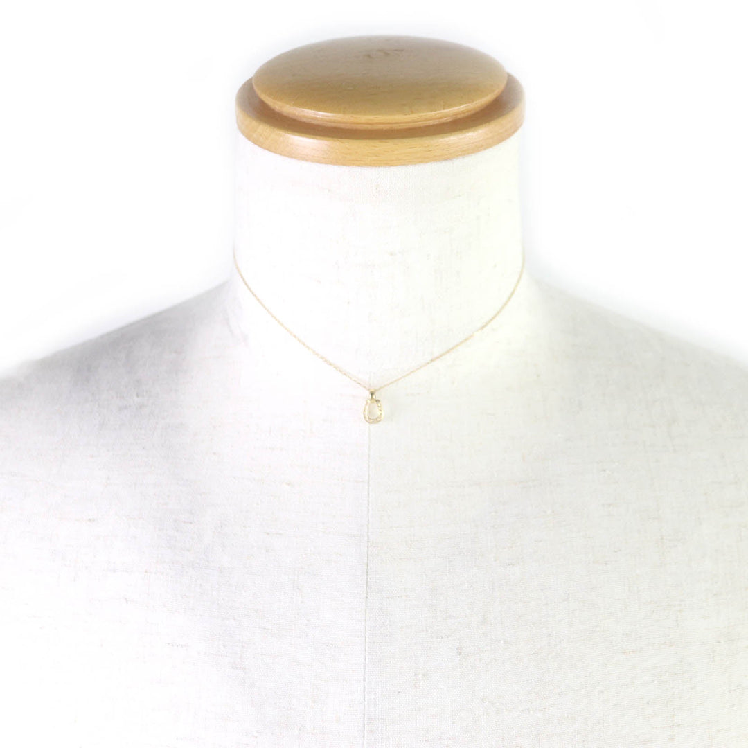 Sympathy of Soul Necklace Main: K18, Part: Diamond gold mens Used Authentic