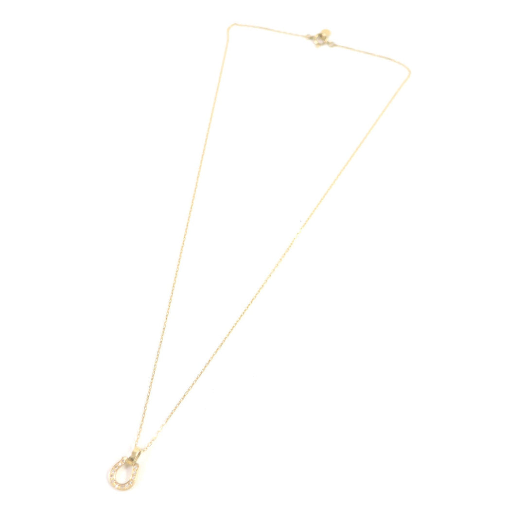 Sympathy of Soul Necklace Main: K18, Part: Diamond gold mens Used Authentic