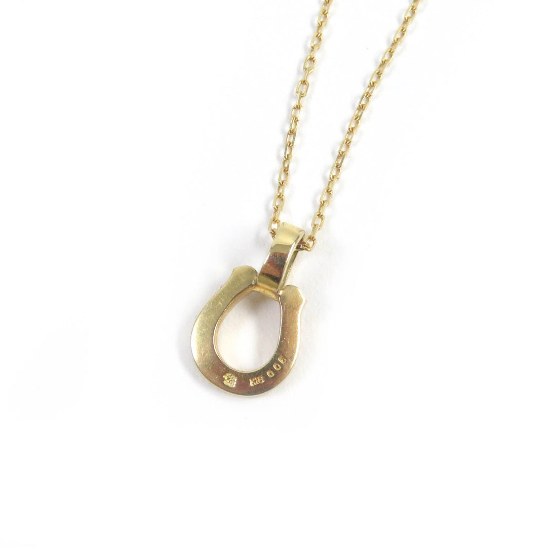 Sympathy of Soul Necklace Main: K18, Part: Diamond gold mens Used Authentic