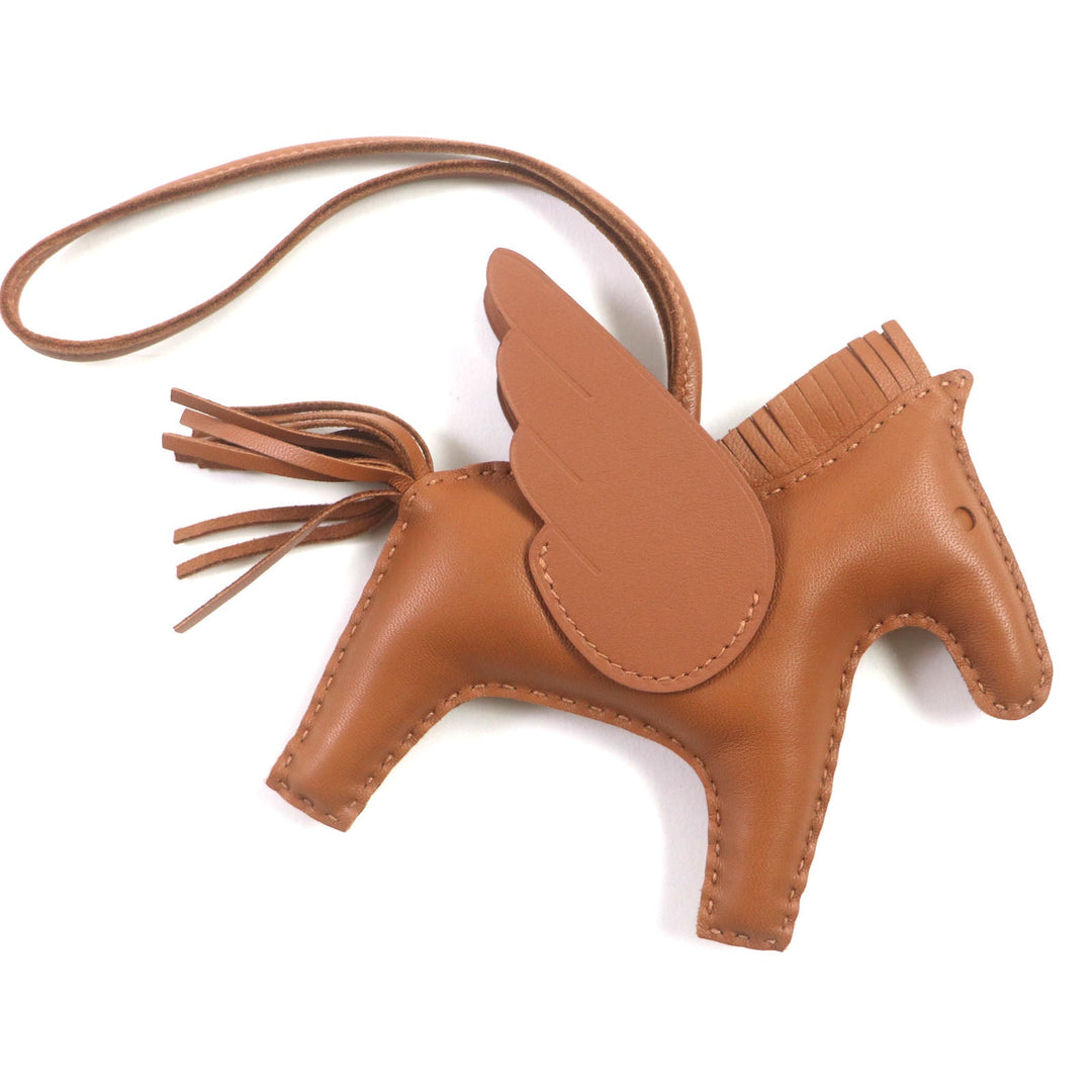 HERMES Bag charm Anyo Miro so gold Rodeo Pegasus MM mens Used Authentic