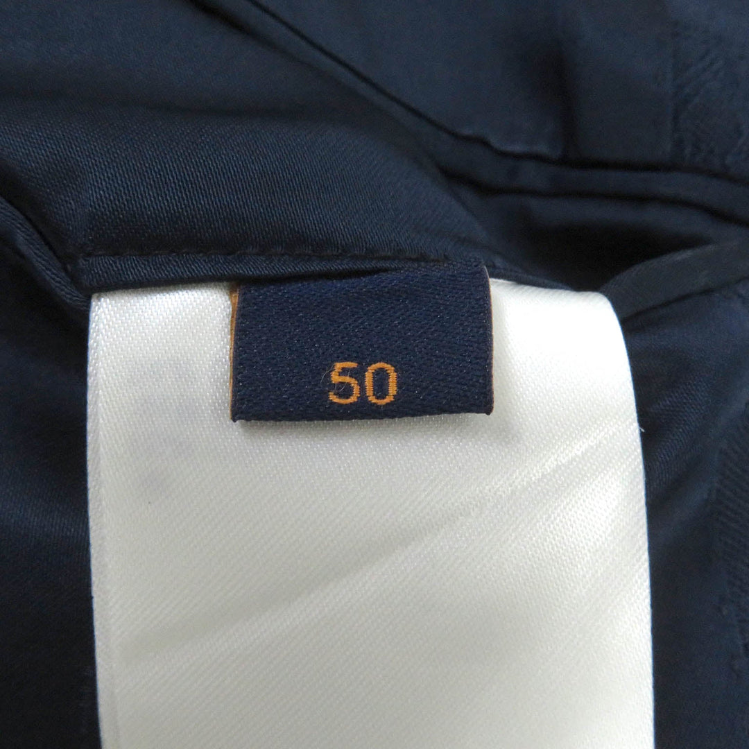 LOUIS VUITTON Blouson Outer: 100% wool, Lining: 35% acetate, Lining: 31% rayon, Lining: 24% cupra, Lining: 10% cotton Navy mens 50 Used Authentic