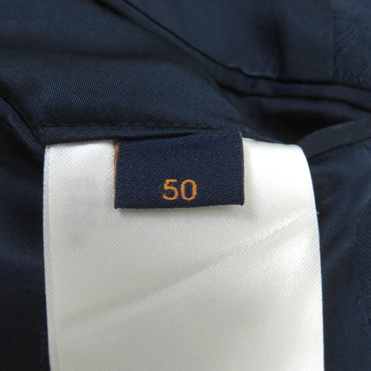 LOUIS VUITTON Blouson Outer: 100% wool, Lining: 35% acetate, Lining: 31% rayon, Lining: 24% cupra, Lining: 10% cotton Navy mens 50 Used Authentic