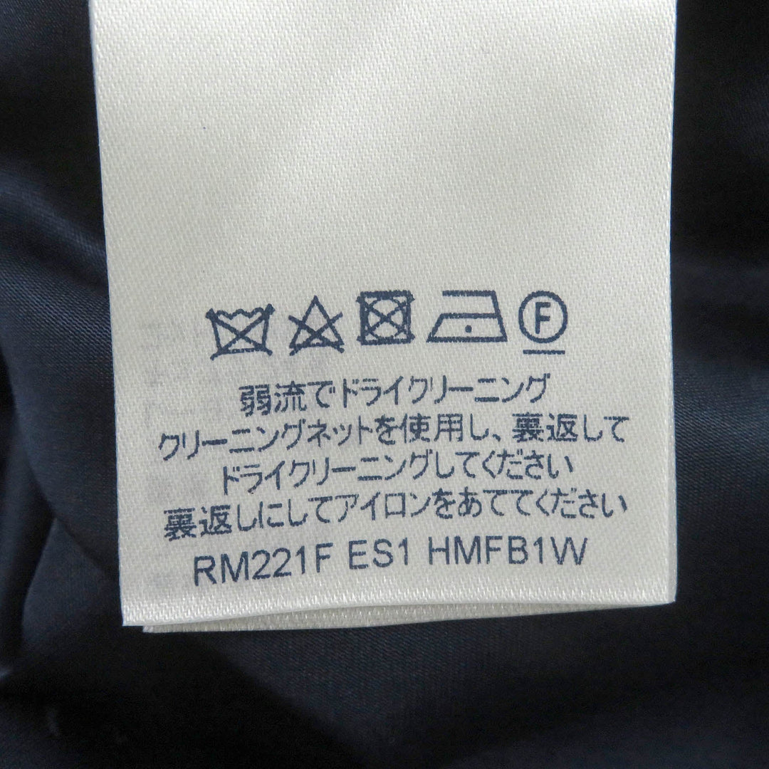 LOUIS VUITTON Blouson Outer: 100% wool, Lining: 35% acetate, Lining: 31% rayon, Lining: 24% cupra, Lining: 10% cotton Navy mens 50 Used Authentic