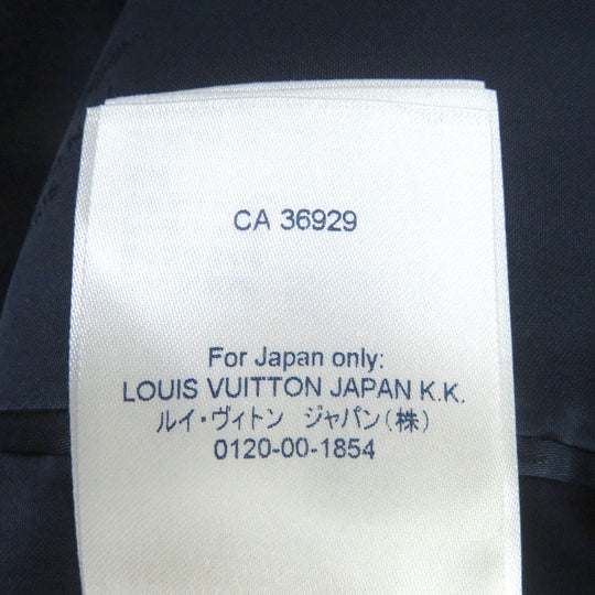 LOUIS VUITTON Blouson Outer: 100% wool, Lining: 35% acetate, Lining: 31% rayon, Lining: 24% cupra, Lining: 10% cotton Navy mens 50 Used Authentic