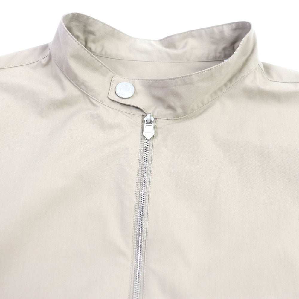HERMES Blouson Main: 100% cotton beige mens 42 Used Authentic