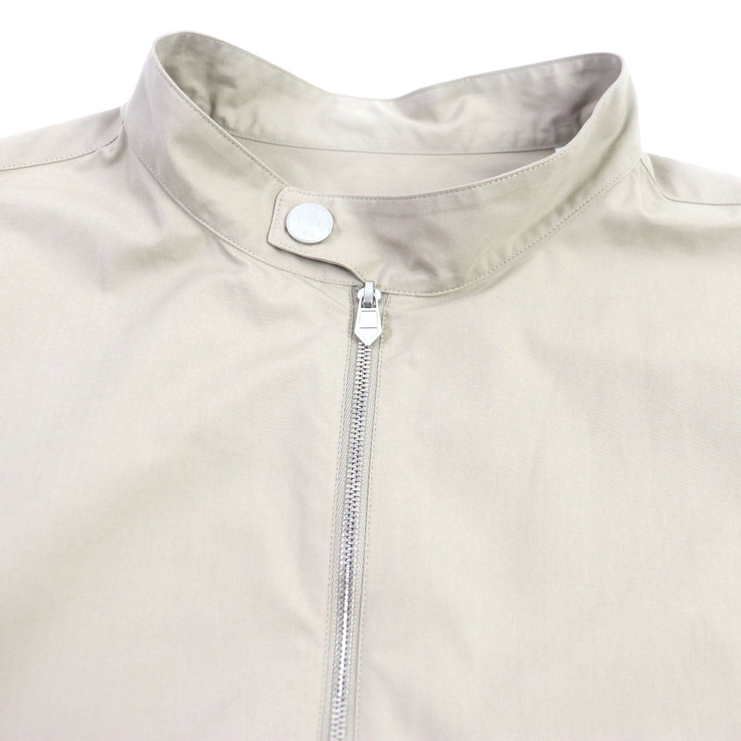 HERMES Blouson Main: 100% cotton beige mens 42 Used Authentic
