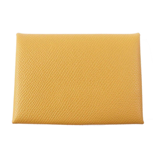 HERMES Coin case Epsom Sesame Calvi duo Women Used Authentic