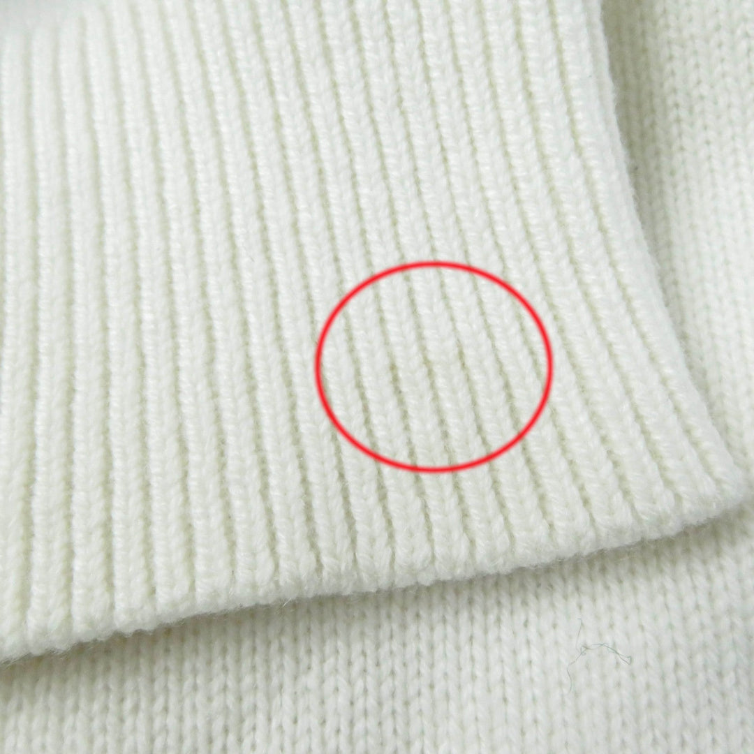 GIVENCHY knit BW908N4ZEQ Main: 100% cashmere, part: 84% cashmere, part: 11% rayon, part: 5% polyester, part: 94% cashmere, : 4% nylon : 2% polyurethane Ivory Women M Used Authentic