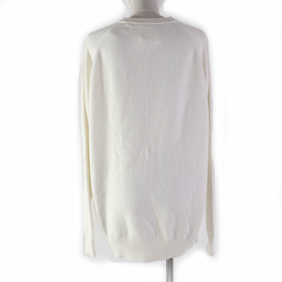 GIVENCHY knit BW908N4ZEQ Main: 100% cashmere, part: 84% cashmere, part: 11% rayon, part: 5% polyester, part: 94% cashmere, : 4% nylon : 2% polyurethane Ivory Women M Used Authentic