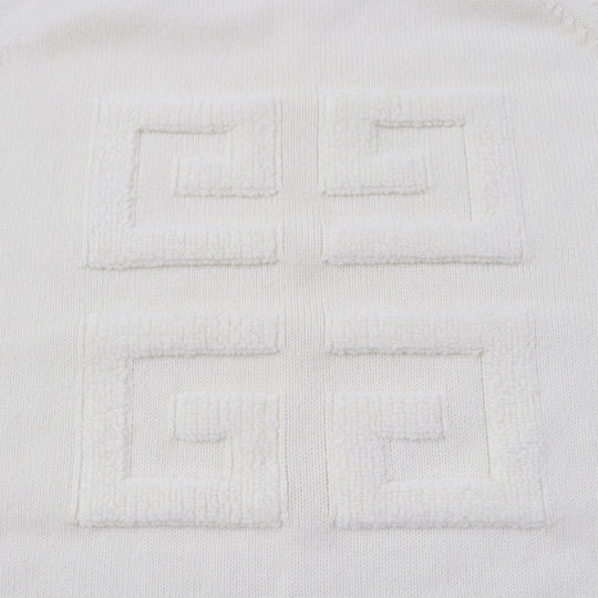 GIVENCHY knit BW908N4ZEQ Main: 100% cashmere, part: 84% cashmere, part: 11% rayon, part: 5% polyester, part: 94% cashmere, : 4% nylon : 2% polyurethane Ivory Women M Used Authentic