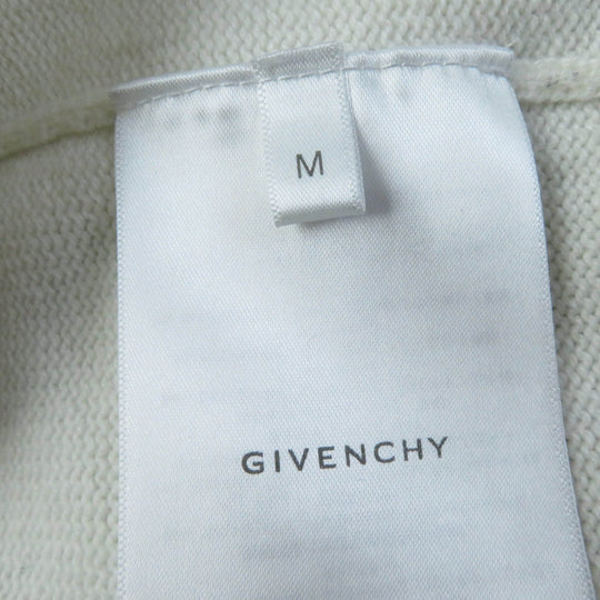 GIVENCHY knit BW908N4ZEQ Main: 100% cashmere, part: 84% cashmere, part: 11% rayon, part: 5% polyester, part: 94% cashmere, : 4% nylon : 2% polyurethane Ivory Women M Used Authentic