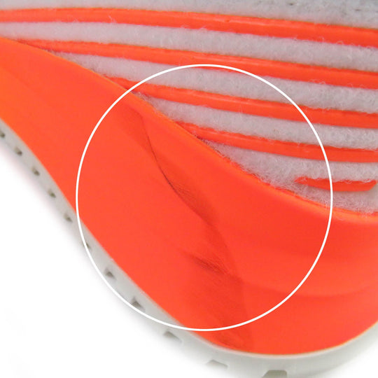 LOUIS VUITTON Low cut sneakers fabric Neon orange VNR line mens 6 Used Authentic