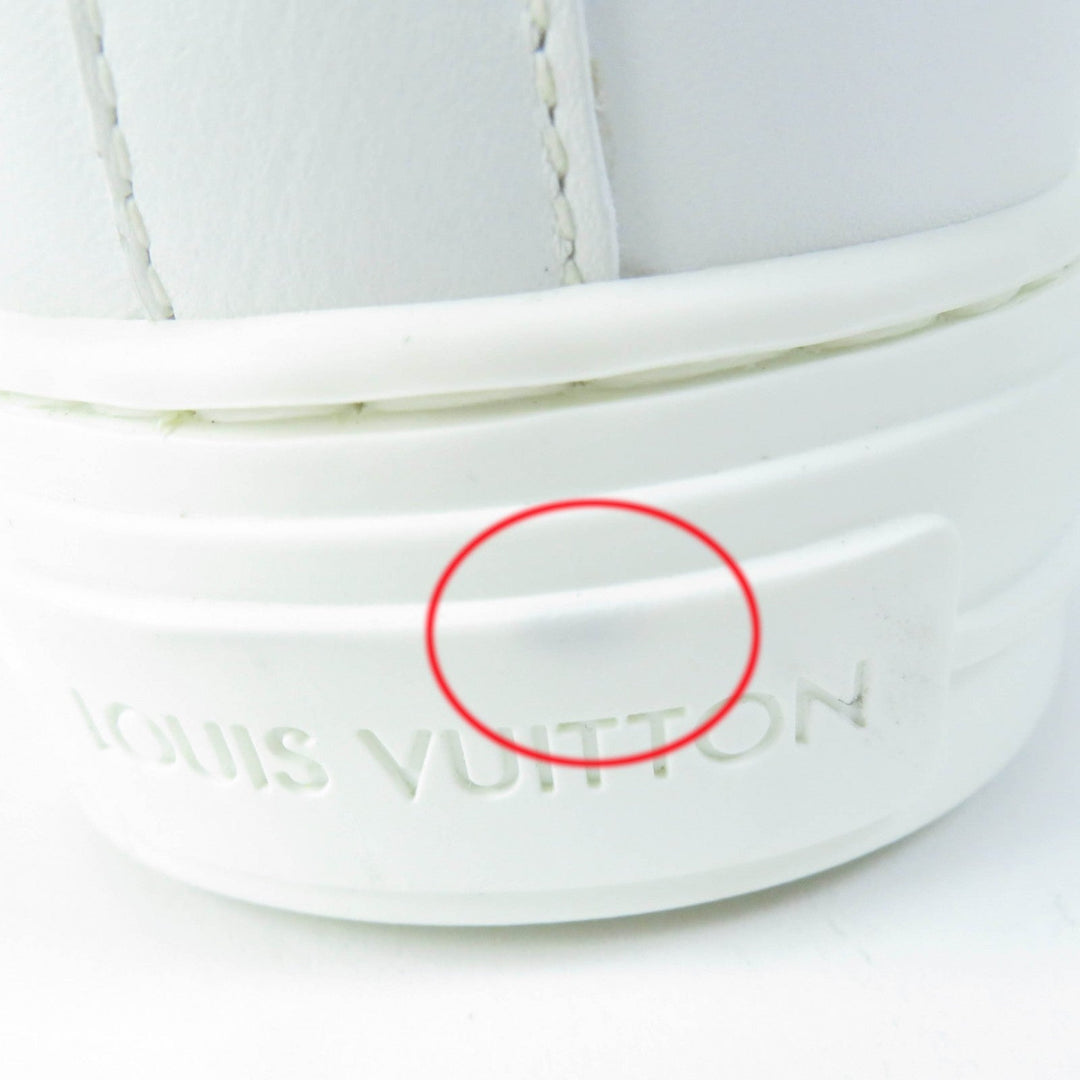 LOUIS VUITTON High cut sneakers Main: Leather white Stellar Line Women 36 Used Authentic