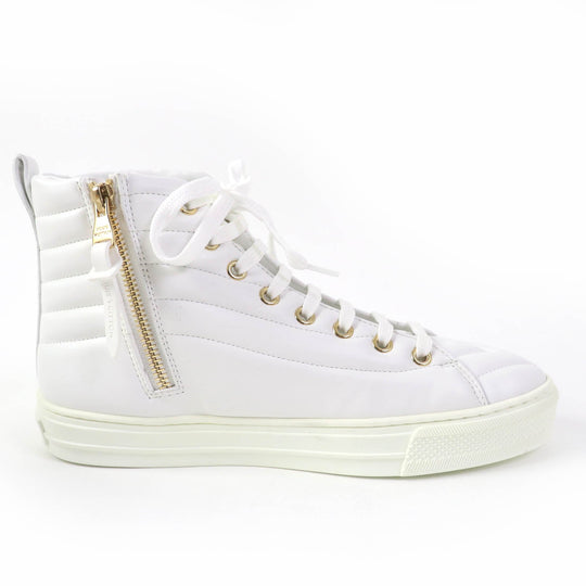 LOUIS VUITTON High cut sneakers Main: Leather white Stellar Line Women 36 Used Authentic