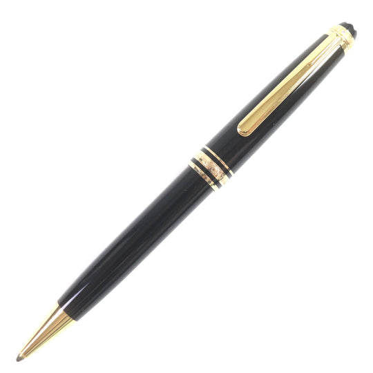 MONTBLANC Ballpoint pen Stone: Diamond Black gold Meisterstck mens Used Authentic