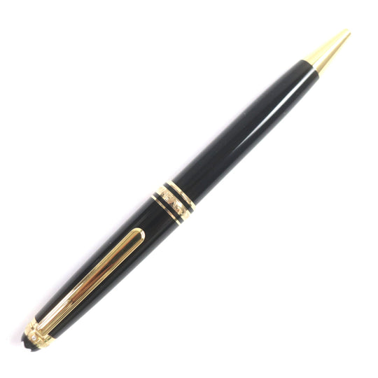 MONTBLANC Ballpoint pen Stone: Diamond Black gold Meisterstck mens Used Authentic