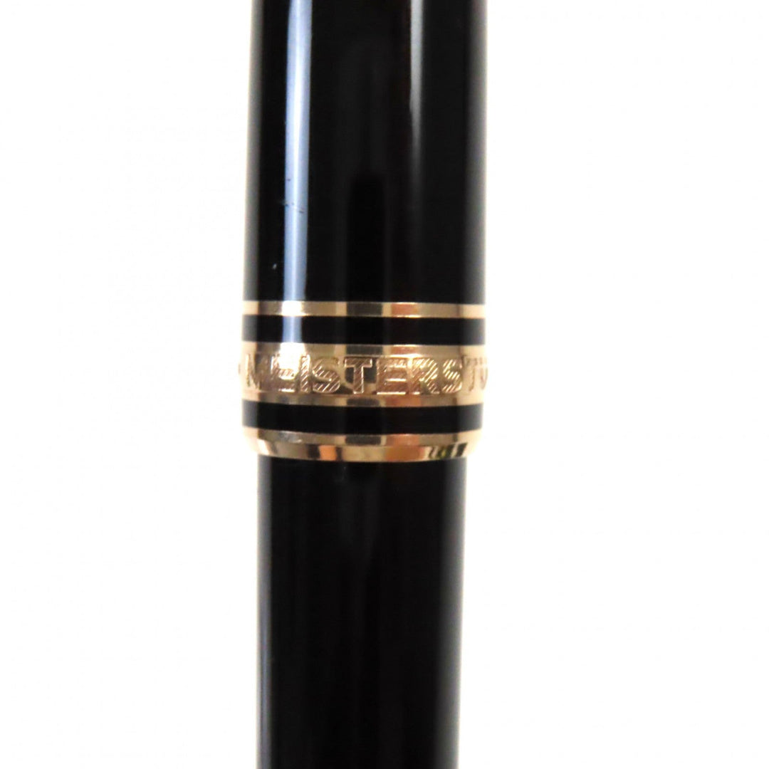 MONTBLANC Ballpoint pen Stone: Diamond Black gold Meisterstck mens Used Authentic