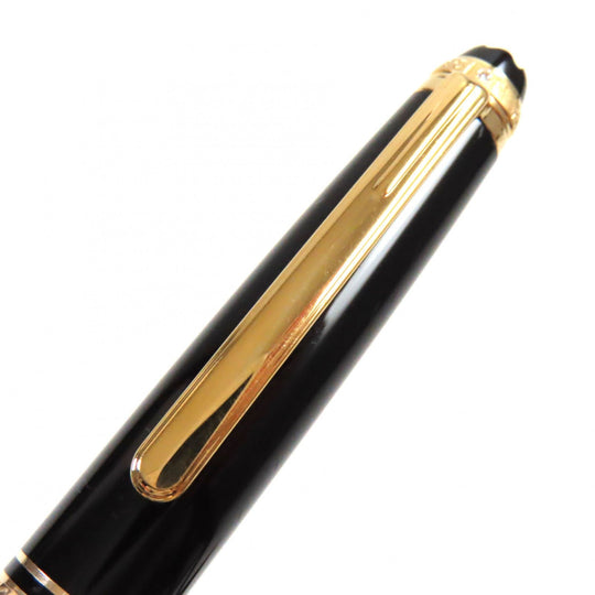 MONTBLANC Ballpoint pen Stone: Diamond Black gold Meisterstck mens Used Authentic