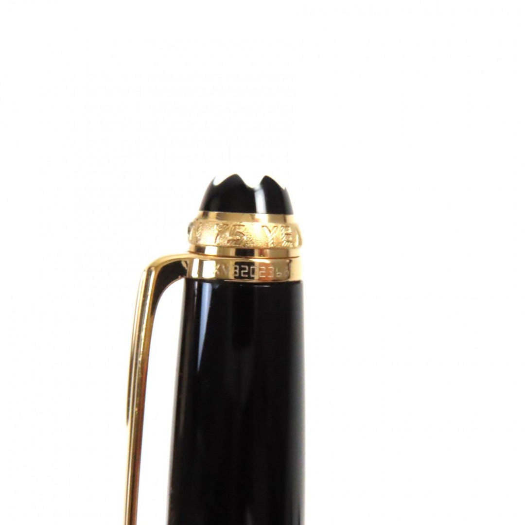 MONTBLANC Ballpoint pen Stone: Diamond Black gold Meisterstck mens Used Authentic